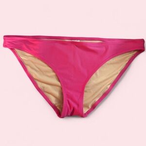 J.Crew Hot Pink Bikini Bottom L